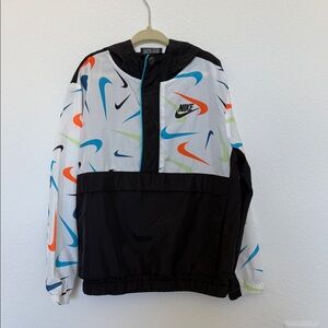 Nike Kids Multicolor Swoosh Raincoat